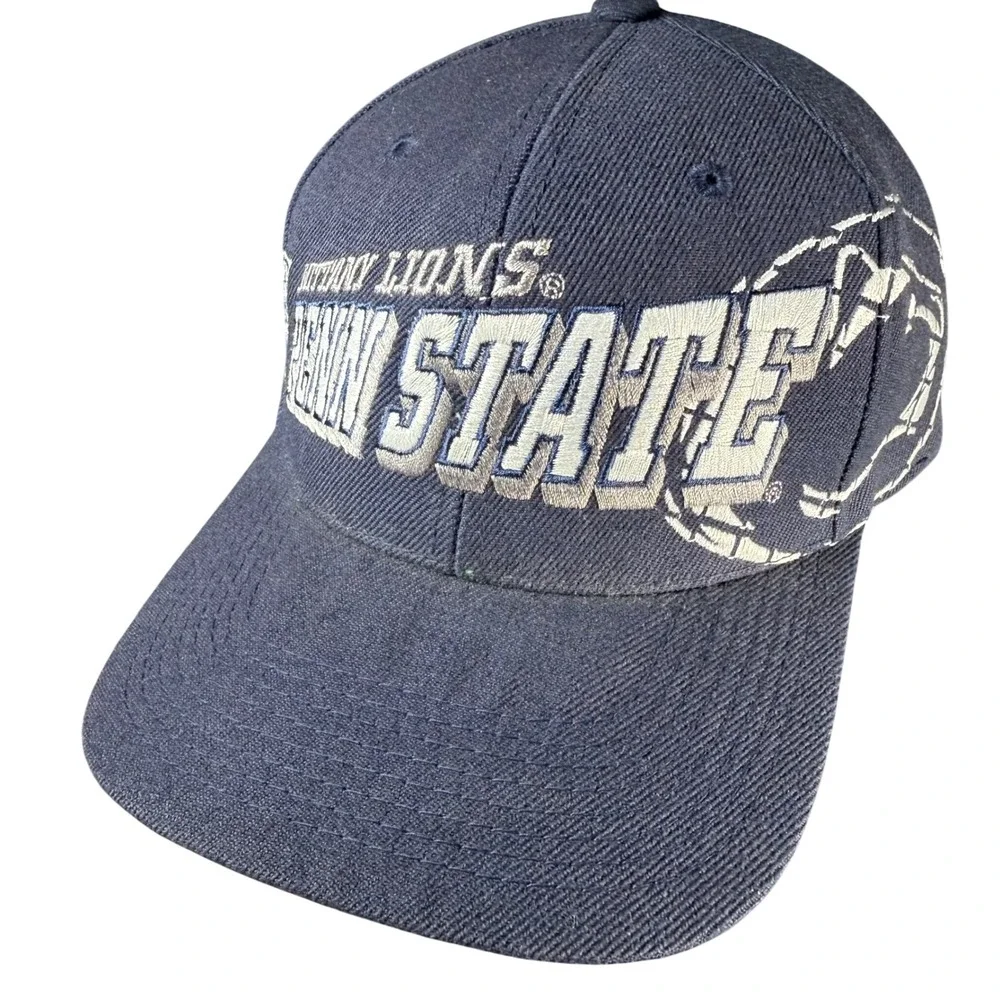 Sports Specialties Penn State Hat Mens Blue Vintage Snapback Cap PSU Football
